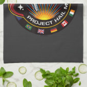 Weltraummissionsabzeichen Geschirrtuch (Gefaltet)