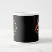 Weltraummissionsabzeichen Jumbo-Tasse (Vorderseite)