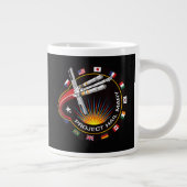 Weltraummissionsabzeichen Jumbo-Tasse (Rechts)