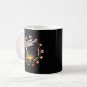Weltraummissionsabzeichen Kaffeetasse (Vorderseite Links)