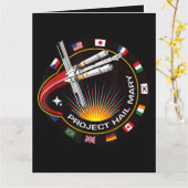 Weltraummissionsabzeichen Karte (Gelbe Blume)