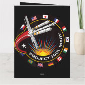 Weltraummissionsabzeichen Karte (Rückseite)