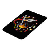 Weltraummissionsabzeichen Magnet (Linke Seite)