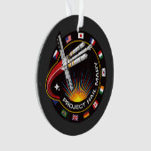 Weltraummissionsabzeichen Ornament (Vorderseite)