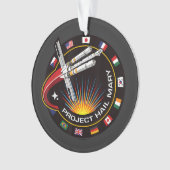Weltraummissionsabzeichen Ornament (Vorderseite)