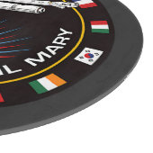 Weltraummissionsabzeichen Schneidebrett (Ecke)