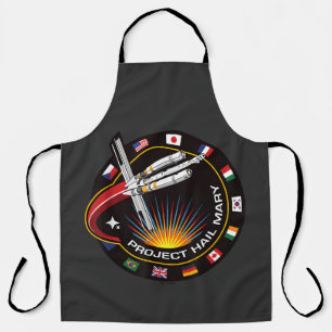 Weltraummissionsabzeichen Schürze