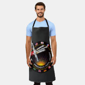 Weltraummissionsabzeichen Schürze (Getragen)