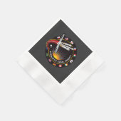 Weltraummissionsabzeichen Serviette (Ecke)