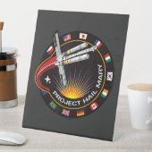 Weltraummissionsabzeichen Sockelschild (In Situ)