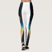 Weltraummodell für Leggings (Rückseite)