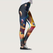 Weltraummodell für Leggings (Rechts)