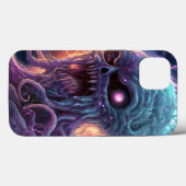 Weltraummonster Horror Art Case-Mate iPhone Hülle (Rückseite (Horizontal))