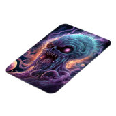 Weltraummonster Horror Art Magnet (Linke Seite)