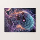 Weltraummonster Horror Art Puzzle (Horizontal)