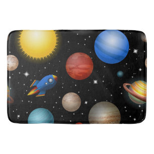 Weltraummuster Badematte