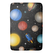 Weltraummuster Badematte (Vorderseite Vertikal)