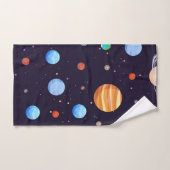 Weltraummuster Badhandtuch Set (Handtuch)