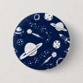 Weltraummuster Button (Vorderseite)