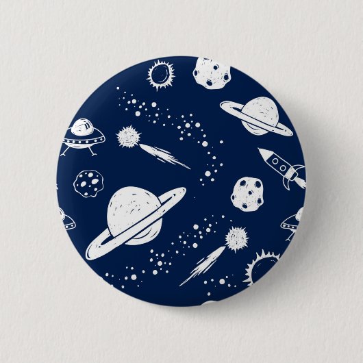 Weltraummuster Button (Vorderseite)