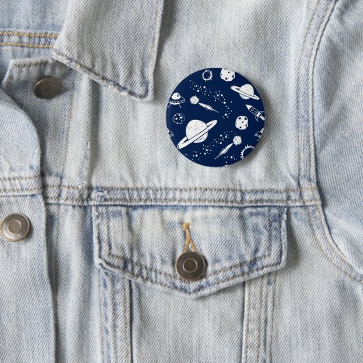 Weltraummuster Button (Beispiel)