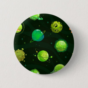 Weltraummuster Button