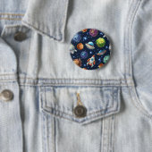 Weltraummuster Button (Beispiel)