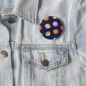 Weltraummuster Button (Beispiel)