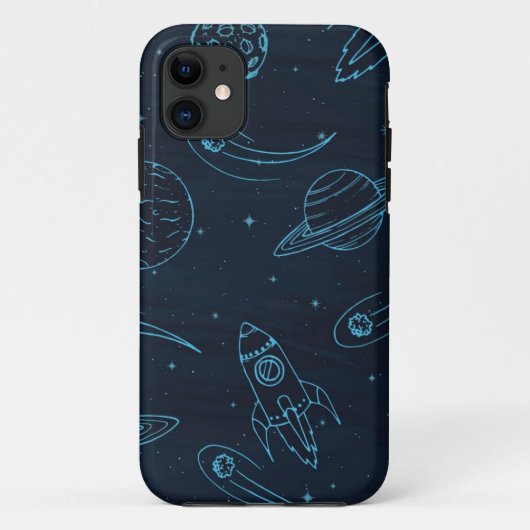 Weltraummuster Case-Mate iPhone Hülle (Rückseite)