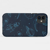 Weltraummuster Case-Mate iPhone Hülle (Rückseite (Horizontal))