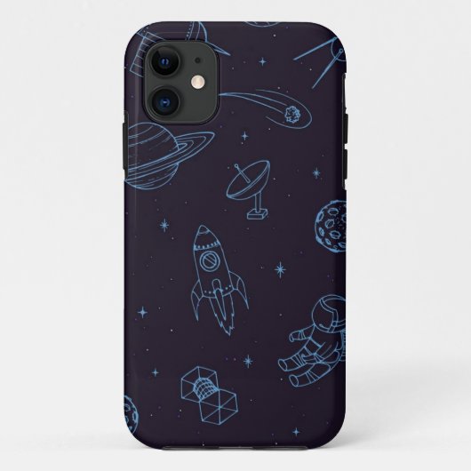 Weltraummuster Case-Mate iPhone Hülle (Rückseite)