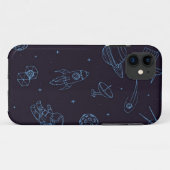 Weltraummuster Case-Mate iPhone Hülle (Rückseite (Horizontal))