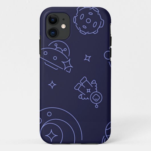 Weltraummuster Case-Mate iPhone Hülle (Rückseite)