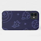 Weltraummuster Case-Mate iPhone Hülle (Rückseite (Horizontal))