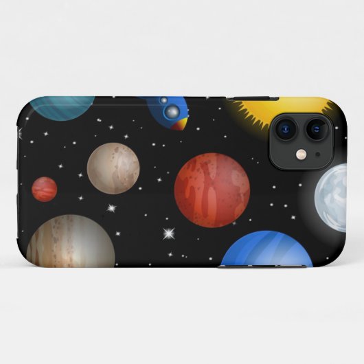 Weltraummuster Case-Mate iPhone Hülle (Rückseite (Horizontal))