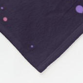 Weltraummuster Fleecedecke (Ecke)
