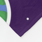 Weltraummuster Fleecedecke (Ecke)
