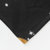 Weltraummuster Fleecedecke (Ecke)