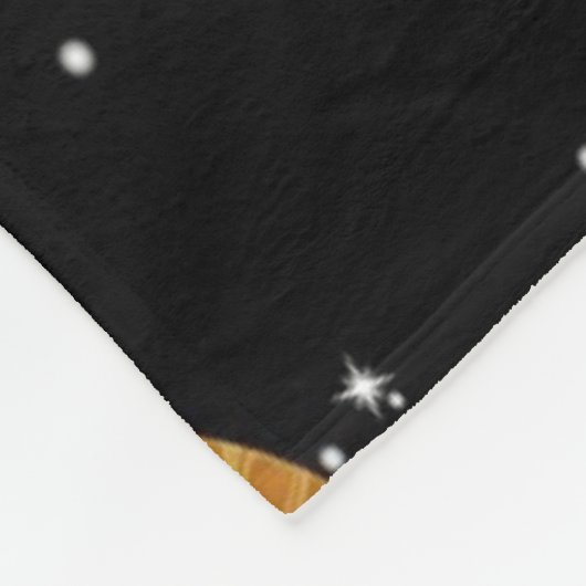 Weltraummuster Fleecedecke (Ecke)