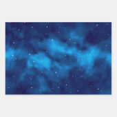 Weltraummuster Geschenkpapier Set (Vorderseite 3)