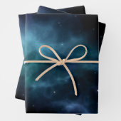 Weltraummuster Geschenkpapier Set (Beispiel)