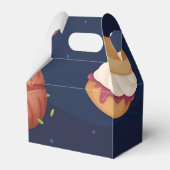 Weltraummuster Geschenkschachtel (Rückseite)