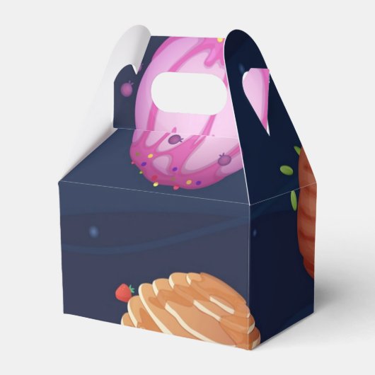 Weltraummuster Geschenkschachtel (Vorderseite)