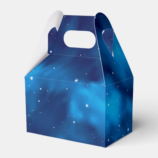 Weltraummuster Geschenkschachtel (Rückseite)