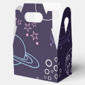 Weltraummuster Geschenkschachtel (Geöffnet)