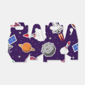 Weltraummuster Geschenkschachtel (Ungefaltet)