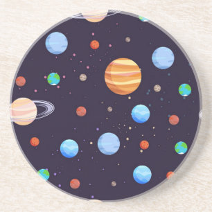 Weltraummuster Getränkeuntersetzer