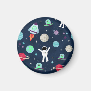 Weltraummuster-Illustration Magnet