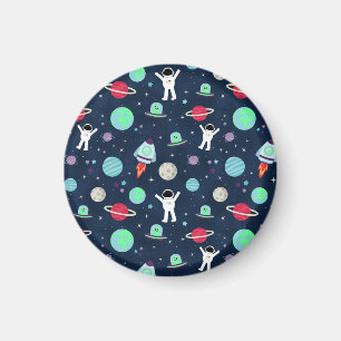 Weltraummuster-Illustration Magnet