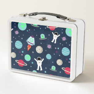 Weltraummuster-Illustration Metall Brotdose